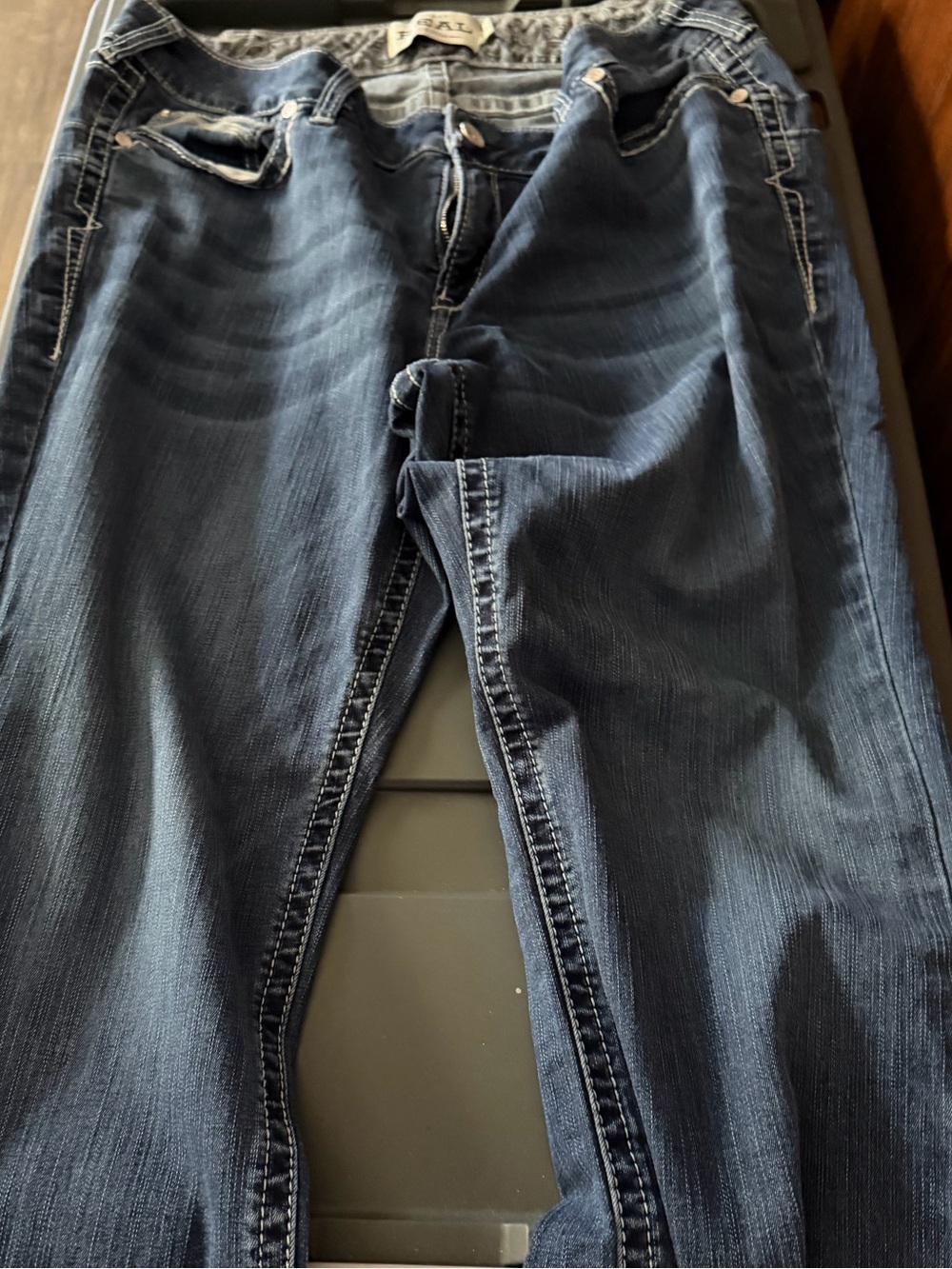 Ariat Women's Dark Blue Straight-Leg Jeans